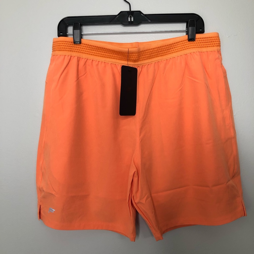 Fabletics The 7" Fundamental Short (Lined) Orange Large